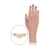 Practice Mannequin Hand Practice Hand for Acrylic Nails for Photograph Props skin right hand