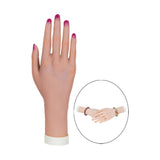 Practice Mannequin Hand Practice Hand for Acrylic Nails for Photograph Props skin right hand