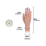 Practice Mannequin Hand Practice Hand for Acrylic Nails for Photograph Props skin right hand