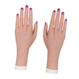 Practice Mannequin Hand Practice Hand for Acrylic Nails for Photograph Props skin left right hand