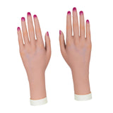 Practice Mannequin Hand Practice Hand for Acrylic Nails for Photograph Props skin left right hand