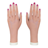 Practice Mannequin Hand Practice Hand for Acrylic Nails for Photograph Props skin left right hand