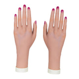 Practice Mannequin Hand Practice Hand for Acrylic Nails for Photograph Props skin left right hand