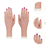 Practice Mannequin Hand Practice Hand for Acrylic Nails for Photograph Props skin left right hand