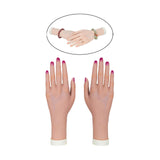 Practice Mannequin Hand Practice Hand for Acrylic Nails for Photograph Props skin left right hand