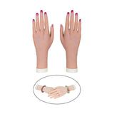 Practice Mannequin Hand Practice Hand for Acrylic Nails for Photograph Props skin left right hand