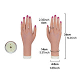 Practice Mannequin Hand Practice Hand for Acrylic Nails for Photograph Props skin left right hand