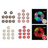 Maxbell 10 Pieces Party Hair Bands Christmas LED Glow Hair Bands for Women Christmas Green