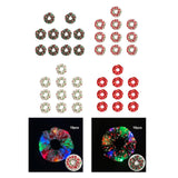 Maxbell 10 Pieces Party Hair Bands Christmas LED Glow Hair Bands for Women Christmas Green