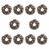 Maxbell 10 Pieces Party Hair Bands Christmas LED Glow Hair Bands for Women Christmas Green