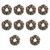 Maxbell 10 Pieces Party Hair Bands Christmas LED Glow Hair Bands for Women Christmas Green