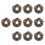 Maxbell 10 Pieces Party Hair Bands Christmas LED Glow Hair Bands for Women Christmas Green