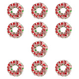 Maxbell 10 Pieces Party Hair Bands Christmas LED Glow Hair Bands for Women Christmas Colorful