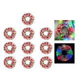 Maxbell 10 Pieces Party Hair Bands Christmas LED Glow Hair Bands for Women Christmas Colorful