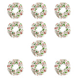 Maxbell 10 Pieces Party Hair Bands Christmas LED Glow Hair Bands for Women Christmas White