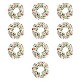 Maxbell 10 Pieces Party Hair Bands Christmas LED Glow Hair Bands for Women Christmas White