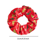Maxbell 10 Pieces Party Hair Bands Christmas LED Glow Hair Bands for Women Christmas Red