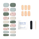 Maxbell Nail Adhesives Wrap with Nail File Semi Cured Gel Nail Wraps Patch for Women