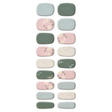 Maxbell Nail Adhesives Wrap with Nail File Semi Cured Gel Nail Wraps Patch for Women