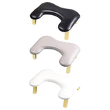 Foldable Manicure Hand Pillow Comfortable Nail Handrest for Home Table Salon black