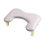 Foldable Manicure Hand Pillow Comfortable Nail Handrest for Home Table Salon Argent