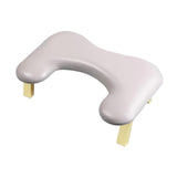 Foldable Manicure Hand Pillow Comfortable Nail Handrest for Home Table Salon Argent