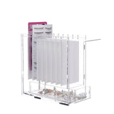 Maxbell Eyelash Extension Storage Case 8 Grids Clear for Individual Eyelash Clusters