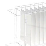 Maxbell Eyelash Extension Storage Case 8 Grids Clear for Individual Eyelash Clusters
