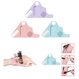 Maxbell Silicone Makeup Pad Storage Makeup Brush Cleaning Mat for Art Supplies Brush Pink