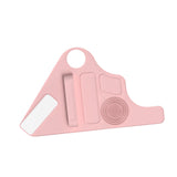 Maxbell Silicone Makeup Pad Storage Makeup Brush Cleaning Mat for Art Supplies Brush Pink