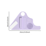 Maxbell Silicone Makeup Pad Storage Makeup Brush Cleaning Mat for Art Supplies Brush Purple