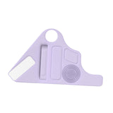 Maxbell Silicone Makeup Pad Storage Makeup Brush Cleaning Mat for Art Supplies Brush Purple