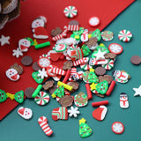 Maxbell Christmas Nail Art Charms Santa Claus DIY Holiday Mixed Shapes for Girls Women
