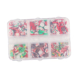 Maxbell Christmas Nail Art Charms Santa Claus DIY Holiday Mixed Shapes for Girls Women