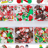 Maxbell Christmas Nail Art Charms Santa Claus DIY Holiday Mixed Shapes for Girls Women