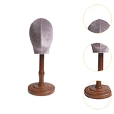 Wig Holder Mannequin Head Hat Display Stand for Cap Headdress Shopping Mall 43cm