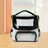 Maxbell Makeup Case Transparent Waterproof Make up Organizer for Women Makeup Artist white