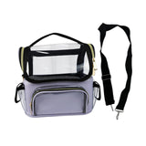 Maxbell Makeup Brush Bag Makeup Artist Must Haves Clear Makeup Brush Holder for Girl violet