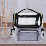Maxbell Makeup Brush Bag Makeup Artist Must Haves Clear Makeup Brush Holder for Girl violet
