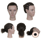 African Mannequin Head Weave Wig Display Model Head for Practice Hairdresser Women