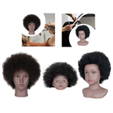 African Mannequin Head Weave Wig Display Model Head for Practice Hairdresser Women