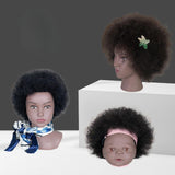 African Mannequin Head Weave Wig Display Model Head for Practice Hairdresser Women