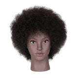 African Mannequin Head Weave Wig Display Model Head for Practice Hairdresser Women