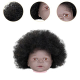 African Mannequin Head Weave Wig Display Model Head for Practice Hairdresser Kids