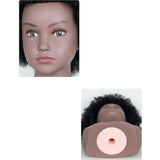 African Mannequin Head Weave Wig Display Model Head for Practice Hairdresser Girls