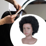 African Mannequin Head Weave Wig Display Model Head for Practice Hairdresser Girls