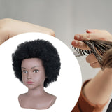 African Mannequin Head Weave Wig Display Model Head for Practice Hairdresser Girls