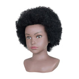 African Mannequin Head Weave Wig Display Model Head for Practice Hairdresser Girls