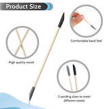 Maxbell Sanding Sticks Fine Detailing Tool for Manicure Tool Handcrafted 30pcs