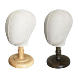 Mannequin Head Tabletop Hats Display Hat Display Rack for Salon Malls Retail wood